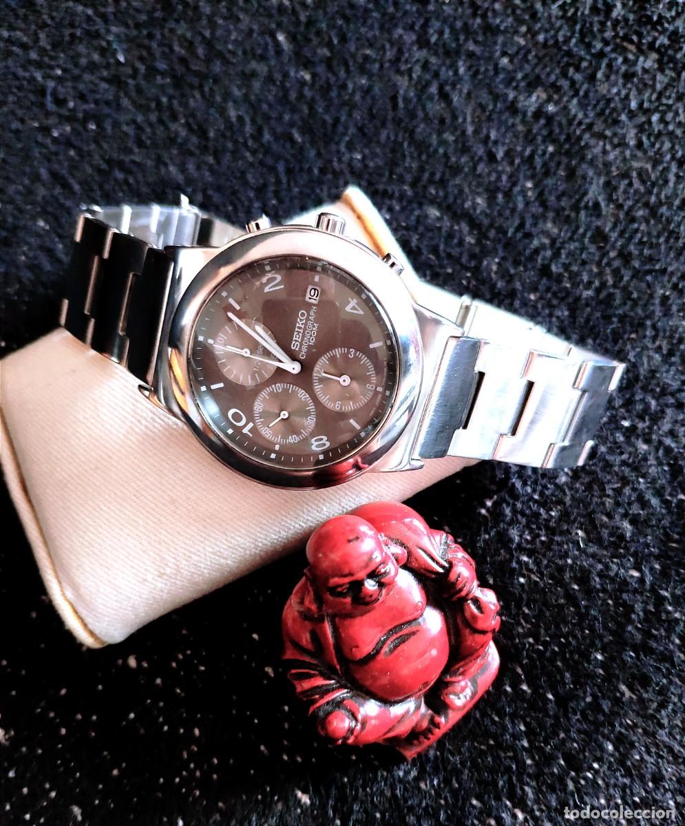 Relojes - Seiko: SEIKO CHRONOGRAPH CABALLERO - Foto 2