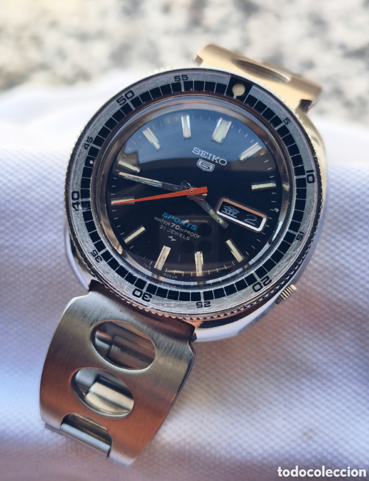 Relojes - Seiko: Reloj Seiko 5 Sports 7019-8030