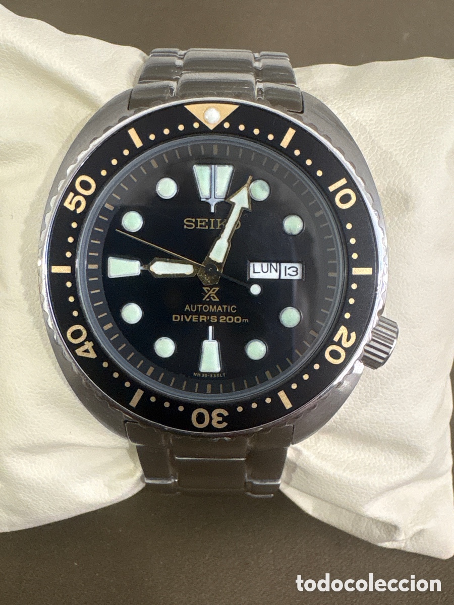 Relojes - Seiko: Reloj SEIKO DIVER&rsquo;S 200m*TORTUGA*nuevo sin usar,44mm sin contar corona*ver fotos*AUTOMATICO