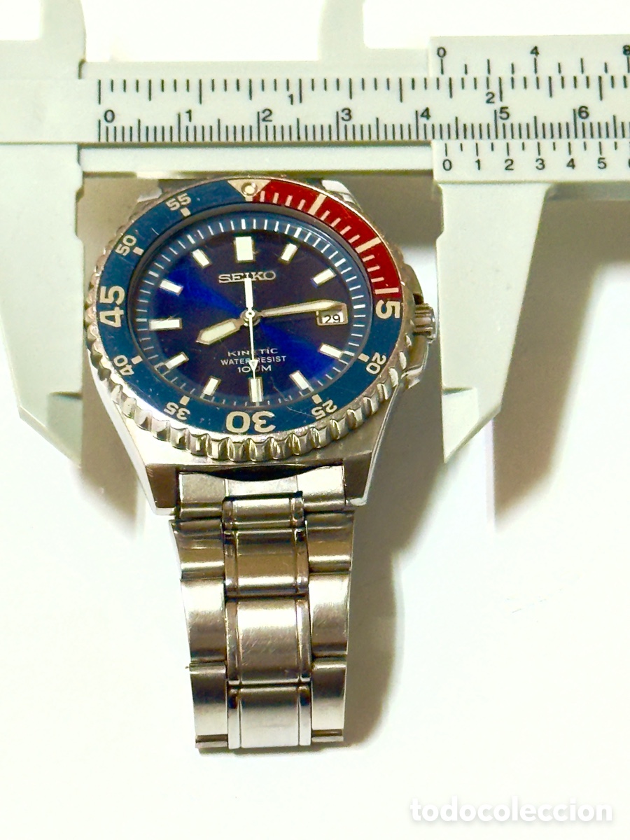 Relojes - Seiko: Seiko Kinetic Pepsi 5M62-0A10