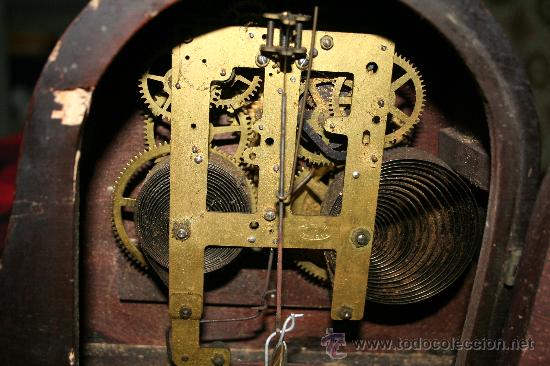 Relojes de carga manual: RELOJ DE SOBREMESA ANTIGUO - Foto 3