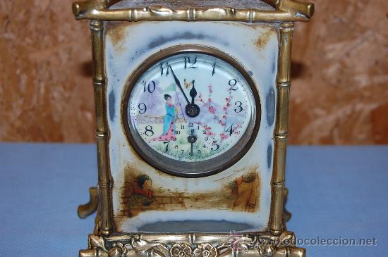 Relojes de carga manual: ANTIGUO RELOJ EN METAL - Foto 4