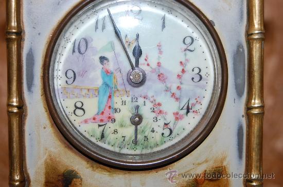 Relojes de carga manual: ANTIGUO RELOJ EN METAL - Foto 7