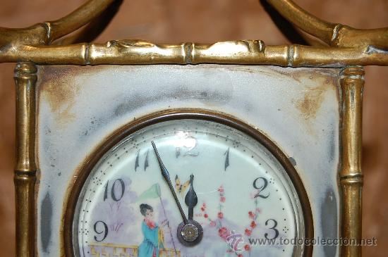 Relojes de carga manual: ANTIGUO RELOJ EN METAL - Foto 8