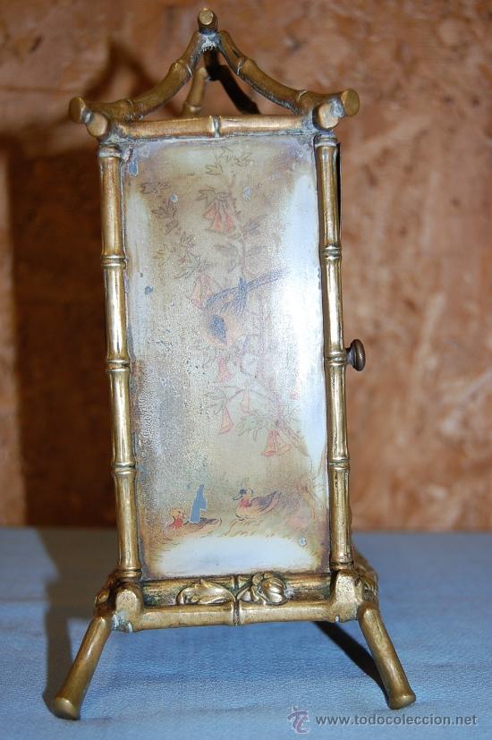 Relojes de carga manual: ANTIGUO RELOJ EN METAL - Foto 9