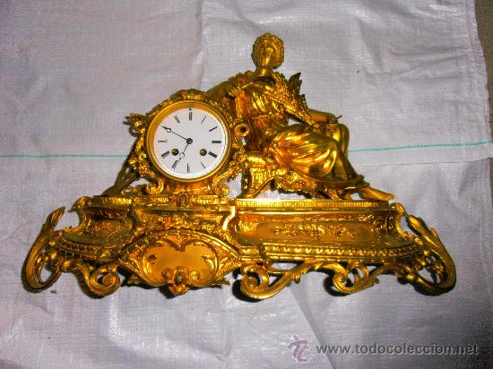 Relojes de carga manual: RELOJ DE SOBREMESA FRANCES - Foto 1