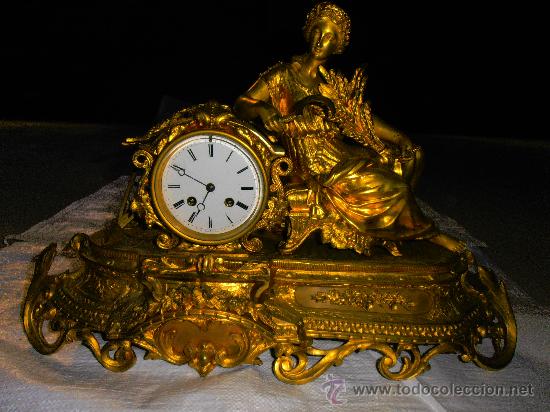 Relojes de carga manual: RELOJ DE SOBREMESA FRANCES - Foto 2