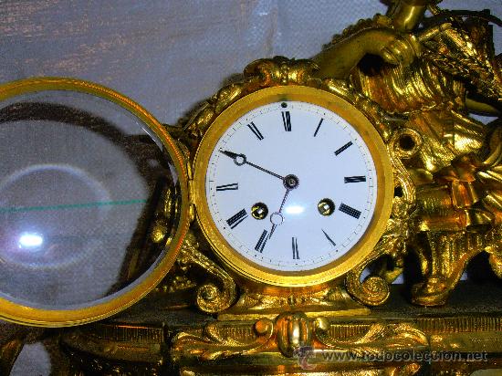 Relojes de carga manual: RELOJ DE SOBREMESA FRANCES - Foto 11