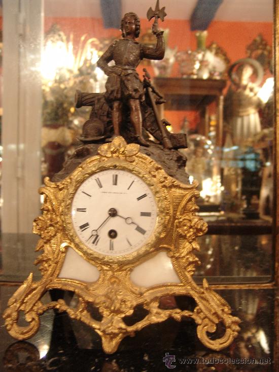 Relojes de carga manual: ANTIGUO RELOJ DE CALAMINA - Foto 1