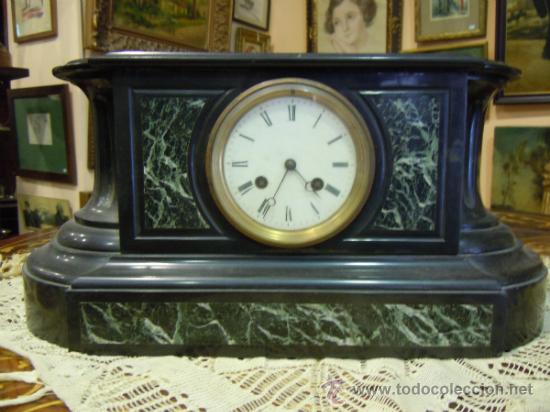 Relojes de carga manual: RELOJ MARMOL DE BRUSELAS DE FINALES DEL XIX - Foto 1