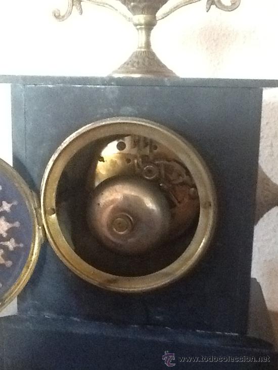 Relojes de carga manual: RELOJ FRANCES EN MARMOL - Foto 4