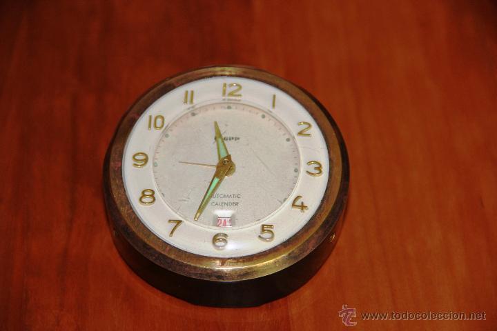 Relojes de carga manual: ANTIGUO RELOJ DE ESCRITORIO - Foto 2