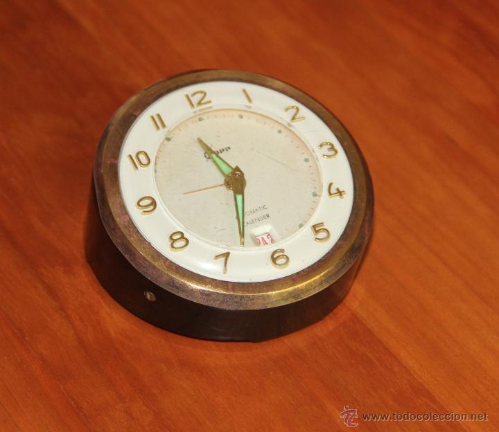 Relojes de carga manual: ANTIGUO RELOJ DE ESCRITORIO - Foto 4