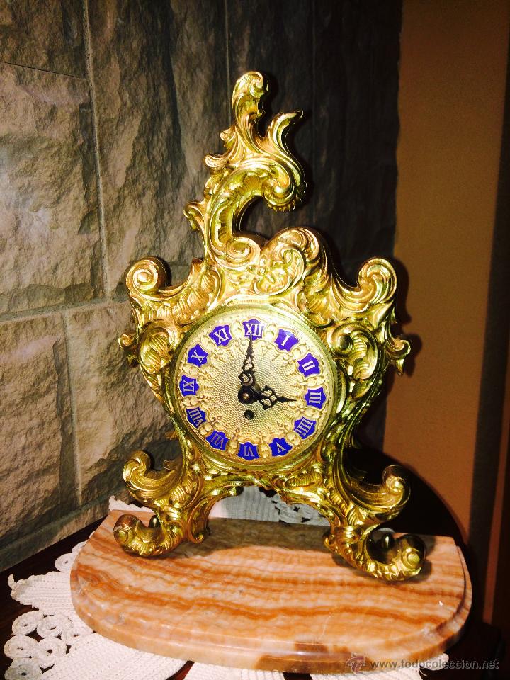 Relojes de carga manual: RELOJ DE SOBREMESA DE BRONCE DE CUERDA - Foto 1