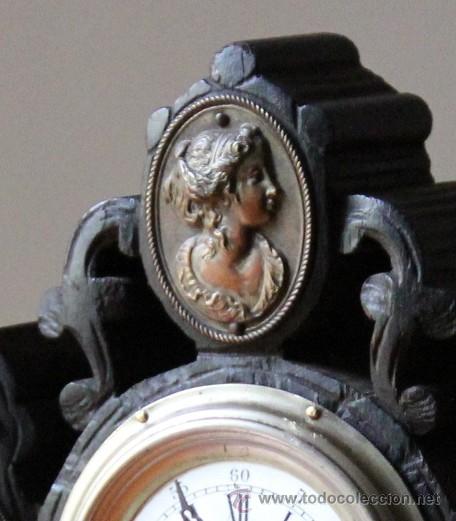 Relojes de carga manual: ANTIGUO RELOJ DE SOBREMESA - Foto 2