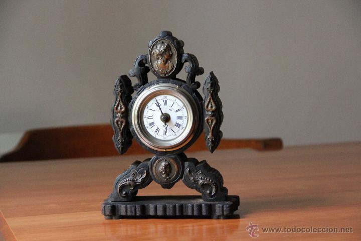 Relojes de carga manual: ANTIGUO RELOJ DE SOBREMESA - Foto 6