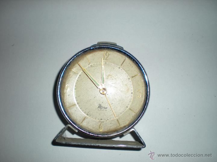 Relojes de carga manual: Reloj mesa micro 2 jewels d 9cm - Foto 1