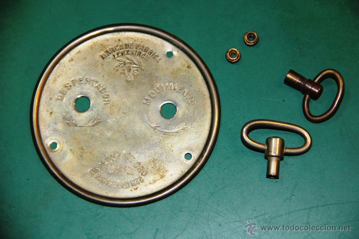 Relojes de carga manual: ANTIGUO RELOJ CON ESCAPE DE PENDULO LENZKIRCH - Foto 8
