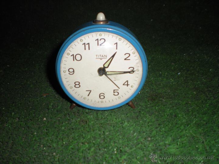 Relojes de carga manual: Reloj de mesa titan d 7cm - Foto 1