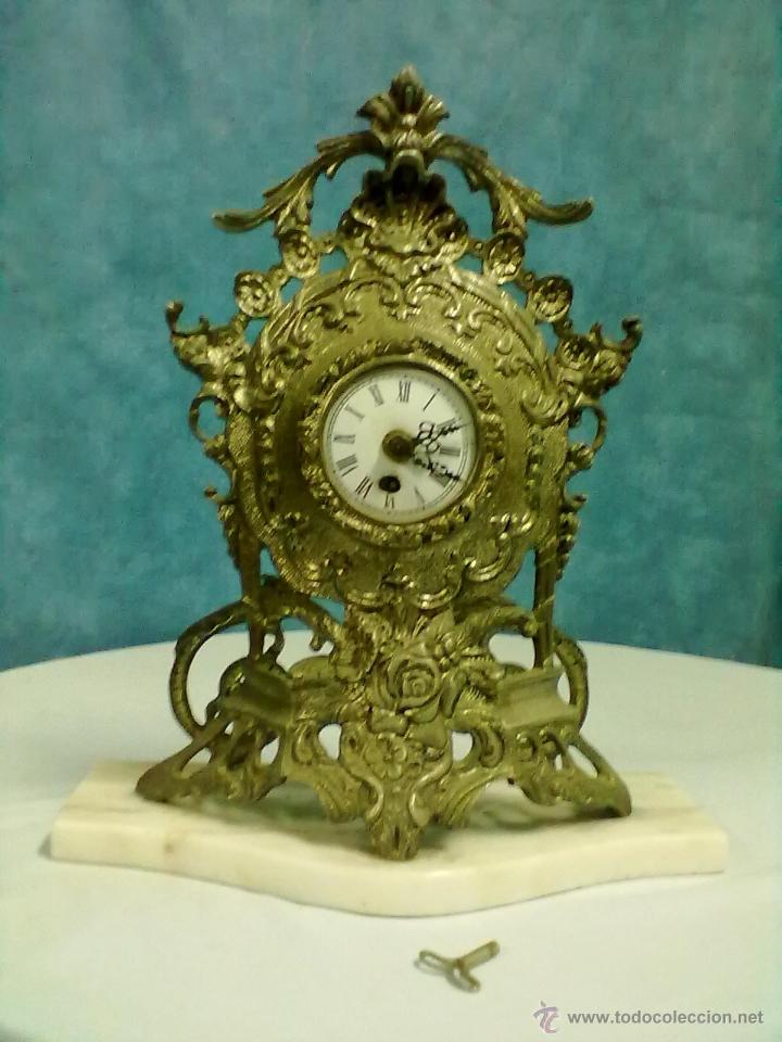 Relojes de carga manual: RELOJ BRONCE PLATEADO PARA ARREGLAR. - Foto 1