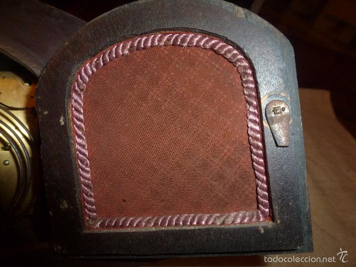 Relojes de carga manual: RELOJ DE SOBREMESA DE MADERA - Foto 4