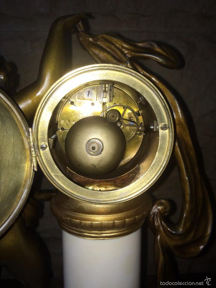 Relojes de carga manual: Antiguo reloj  franc&eacute;s - Foto 10