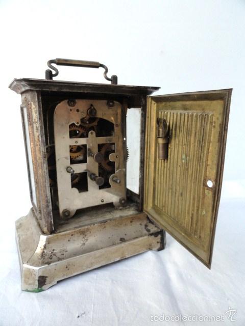 Relojes de carga manual: ANTIGUO RELOJ DE CARRUAJE. - Foto 10