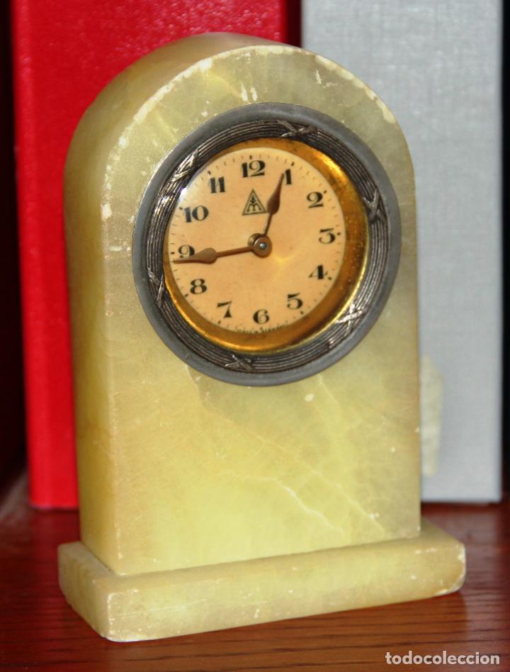 Relojes de carga manual: ANTIGUO RELOJ DE SOBREMESA - Foto 5