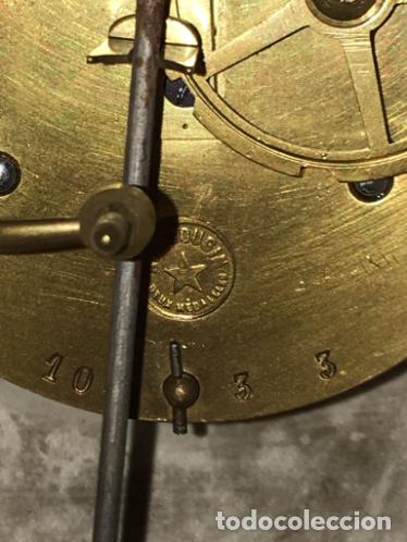 Relojes de carga manual: RELOJ DE BRONCE Y PORCELANA CON GUARNICION- - Foto 6