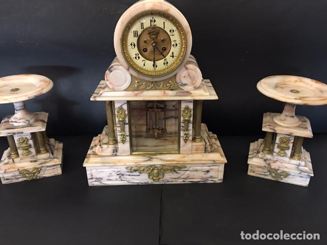 Relojes de carga manual: RELOJ NAPOLE&Oacute;N III DE M&Aacute;RMOL BLANCO - Foto 1