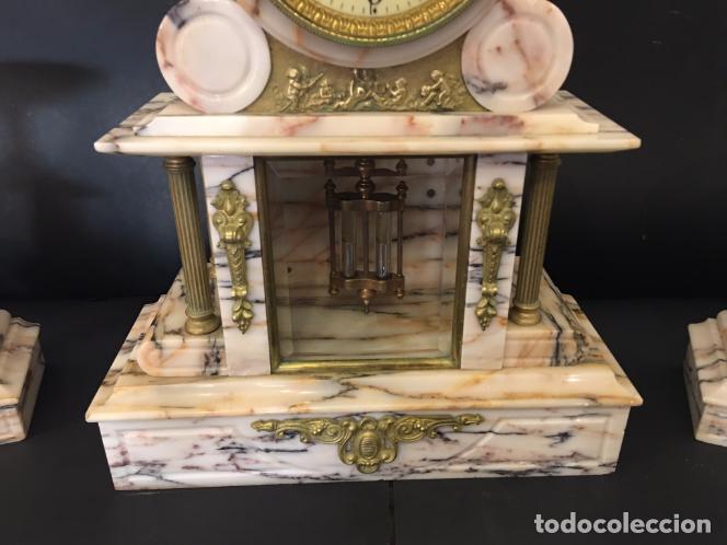 Relojes de carga manual: RELOJ NAPOLE&Oacute;N III DE M&Aacute;RMOL BLANCO - Foto 2
