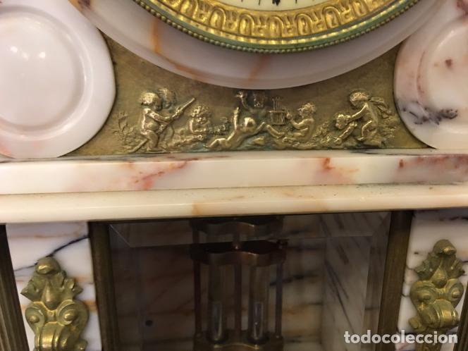 Relojes de carga manual: RELOJ NAPOLE&Oacute;N III DE M&Aacute;RMOL BLANCO - Foto 3