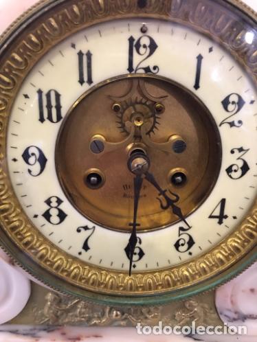 Relojes de carga manual: RELOJ NAPOLE&Oacute;N III DE M&Aacute;RMOL BLANCO - Foto 4