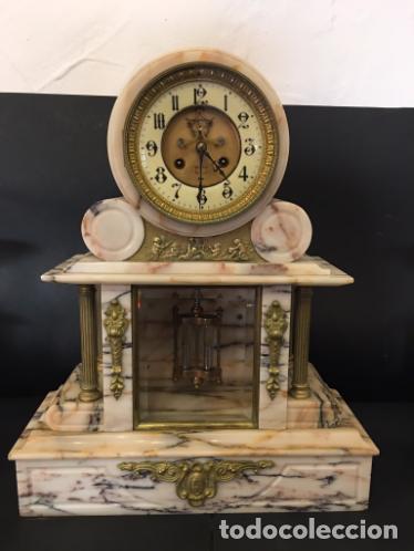 Relojes de carga manual: RELOJ NAPOLE&Oacute;N III DE M&Aacute;RMOL BLANCO - Foto 5