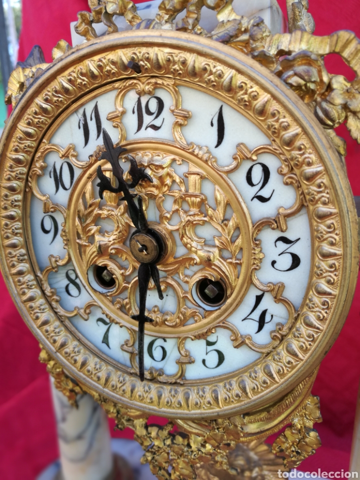 Relojes de carga manual: Reloj siglo XIX - Foto 4