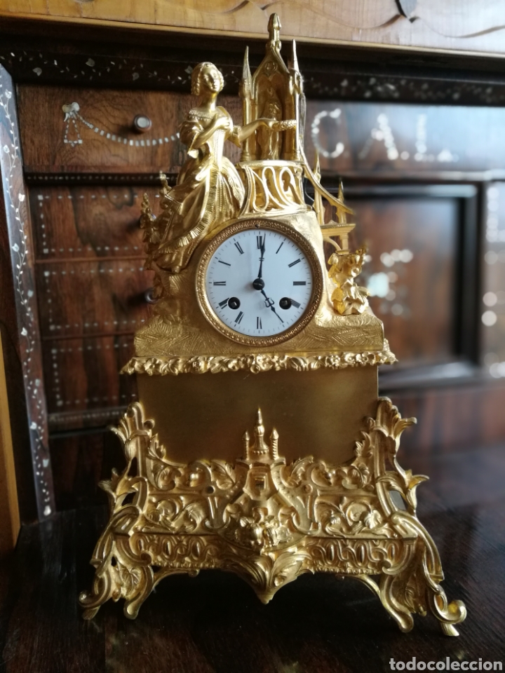 Relojes de carga manual: Reloj siglo XIX - Foto 4
