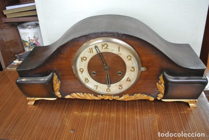 Relojes de carga manual: Reloj largo de sobremesa, en madera - Foto 8