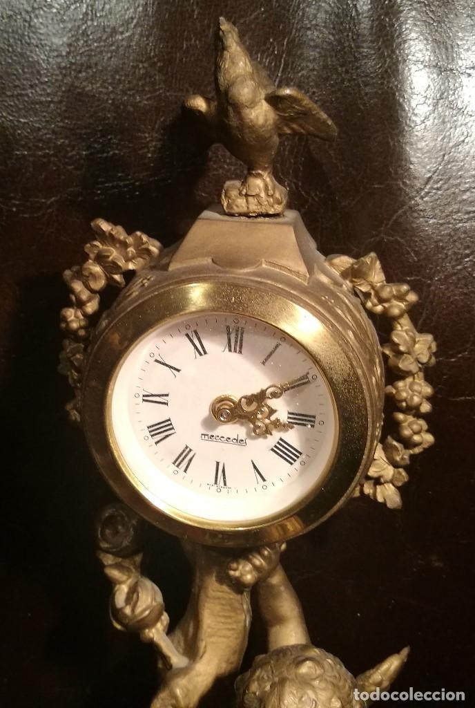 Relojes de carga manual: RELOJ FRANCES DE CALAMINA CIRCA 1900 - Foto 2