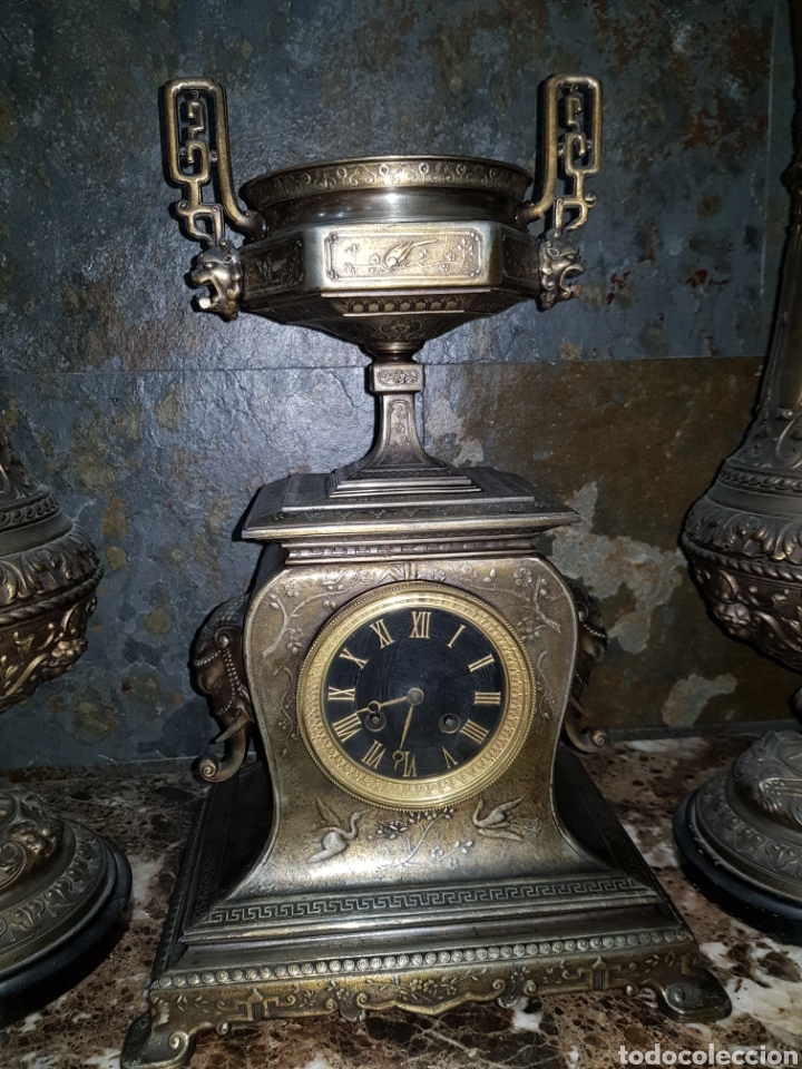 Relojes de carga manual: Antiguo reloj Imperio - Foto 3