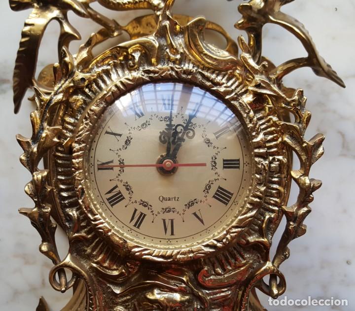 Relojes de carga manual: Reloj de Sobremesa del Imperio Frances - Foto 4