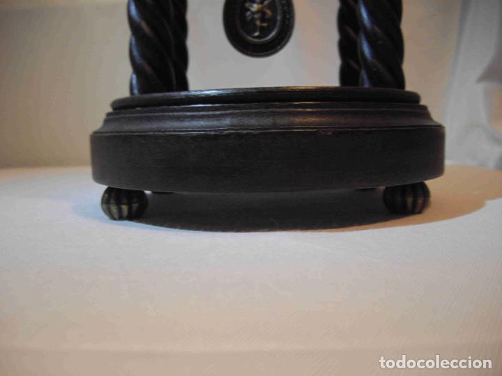 Relojes de carga manual: RELOJ MESA MADERA TEMPLETE - Foto 2