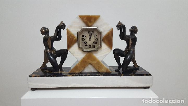 Relojes de carga manual: Reloj de mesa Art Dec&oacute;. - Foto 2