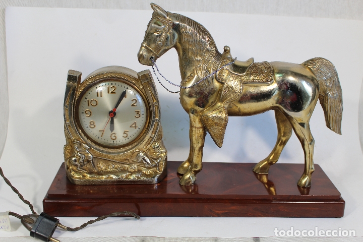 Onza dos Continuamente reloj electrico ingles con caballo - Compra venta en todocoleccion