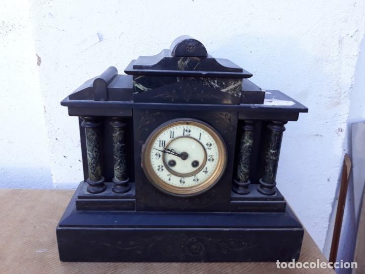 Relojes de carga manual: reloj de sobremesa de marmol - Foto 1