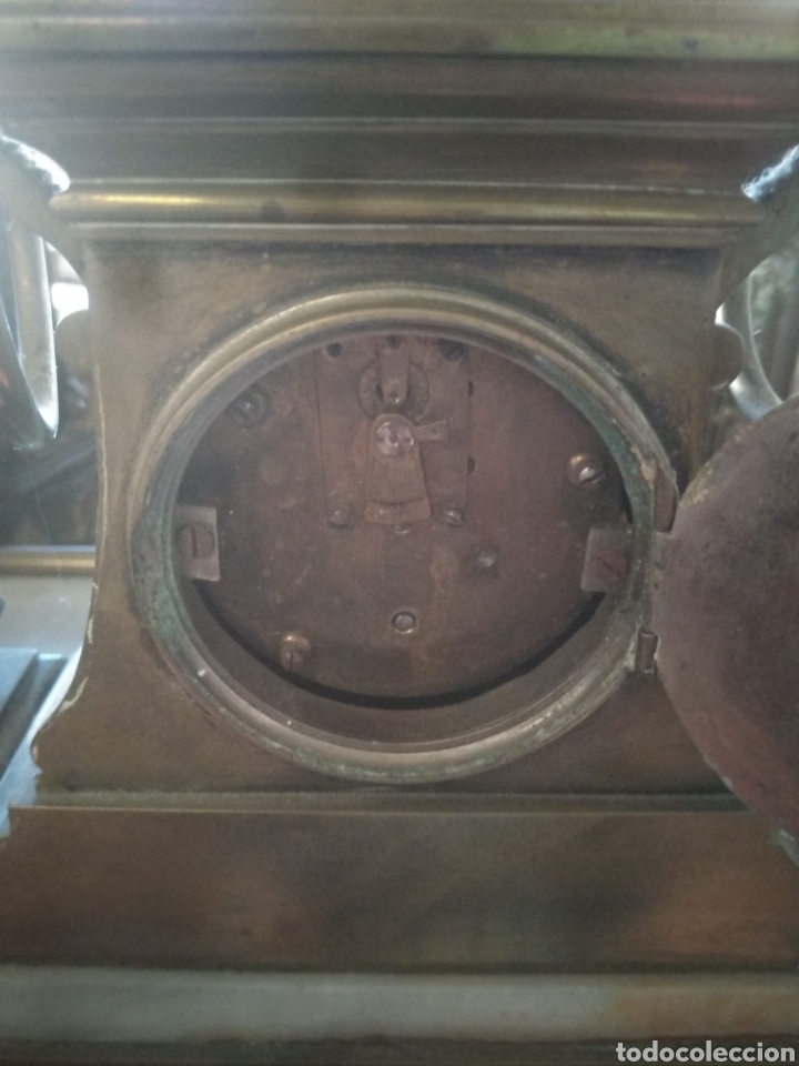 Relojes de carga manual: Reloj de mesa antiguo - Foto 3 - 94767654