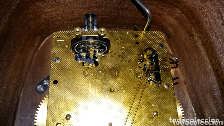 Relojes de carga manual: RELOJ DE CHIMENEA ANTIGUO - Foto 2