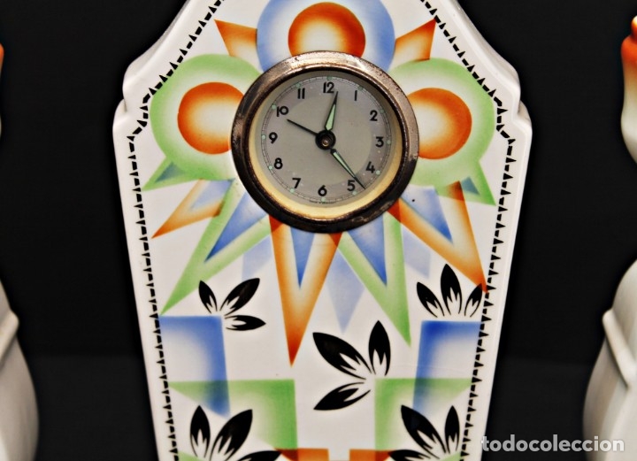 Relojes de carga manual: RELOJ ART DECO CON GUARNICI&Oacute;N FUNCIOANANDO - Foto 2