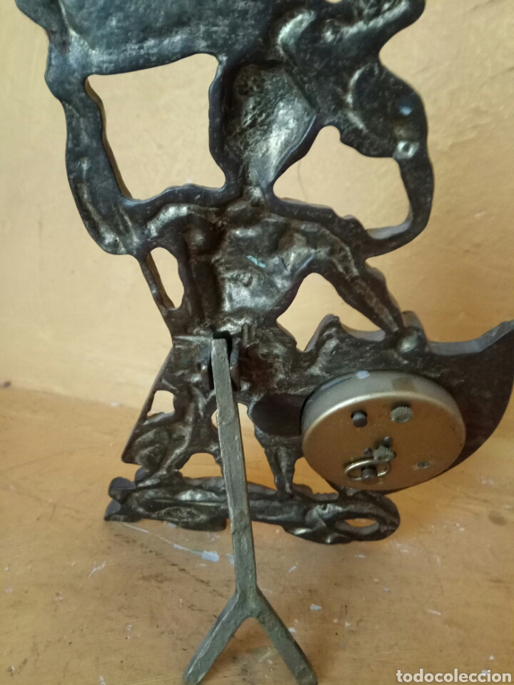 Relojes de carga manual: Reloj antiguo de bronce - Foto 3
