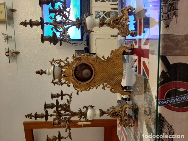 Relojes de carga manual: GUARNICI&Oacute;N DE SEVRES Y BRONCE - Foto 5