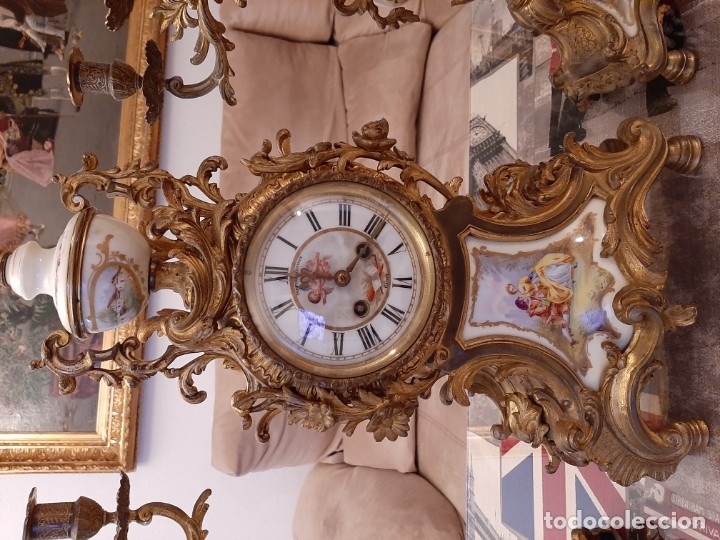 Relojes de carga manual: GUARNICI&Oacute;N DE SEVRES Y BRONCE - Foto 9